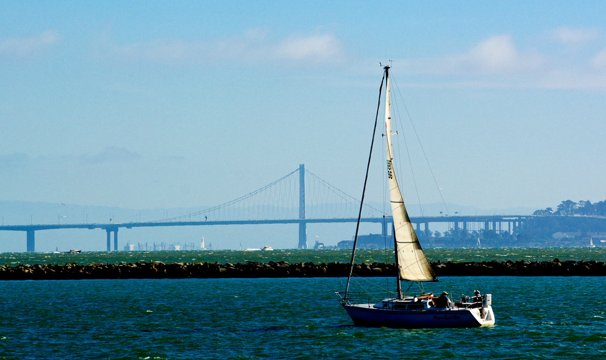 One of three bridges across San Francisco Bay One of three bridges across San Francisco Bay